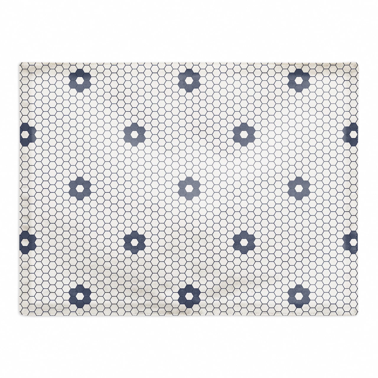 Floral Tile Pattern 18" x 14" Cotton Twill Placemat